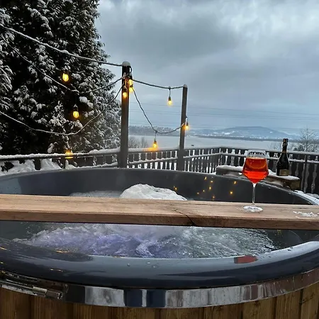 Beskidzka 100 - Sauna & Balia Z Jacuzzi Widok Na Gory I Jezioro Zywieckie Semesterbostad *