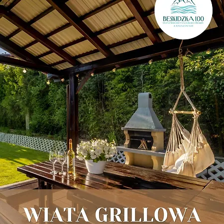 Semesterbostad Beskidzka 100 - Sauna & Balia Z Jacuzzi Widok Na Gory I Jezioro Zywieckie Zarzecze (Silesia)