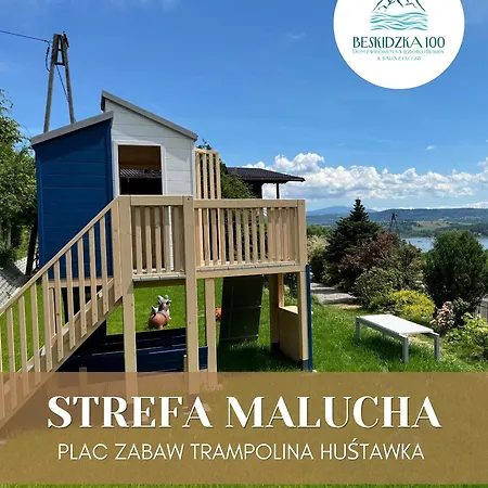 Beskidzka 100 - Sauna & Balia Z Jacuzzi Widok Na Gory I Jezioro Zywieckie * 扎热切